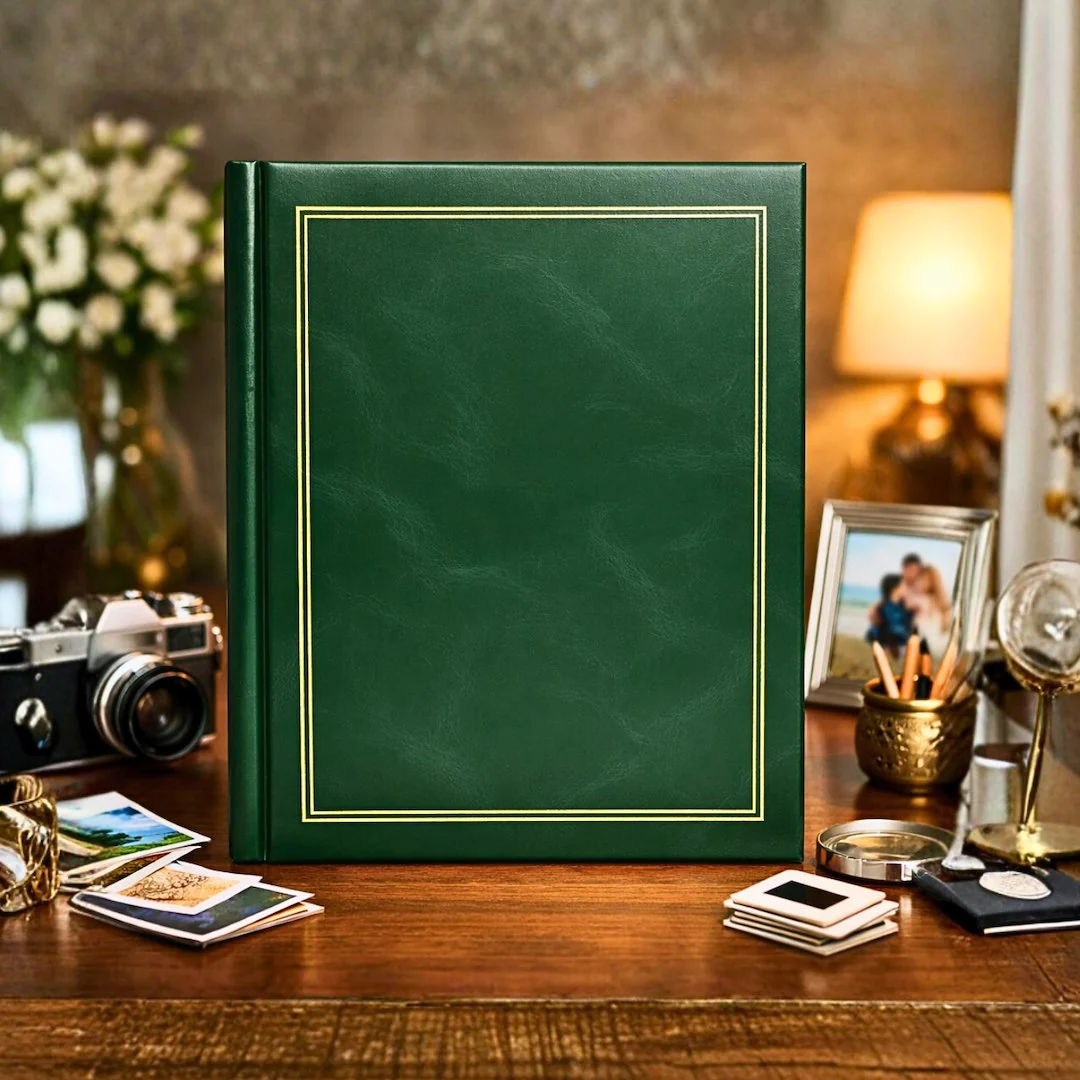 Album samoprzylepny spirala 23×28 cm 40 stron DRS20C-GREEN