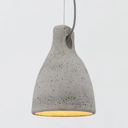 Lampa wisząca Lenna w kolorze szarym z betonu