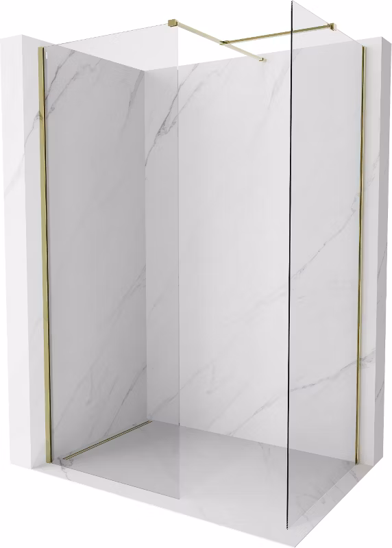 Kabina prysznicowa Mexen Kioto-X złota 150×80 cm 800-150-202-50-00-080-X 1 szt.