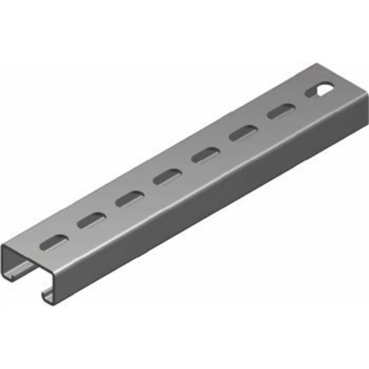Ceownik montażowy ocynkowany długość 0,6m szerokość 41mm wysokość 21mm 646206