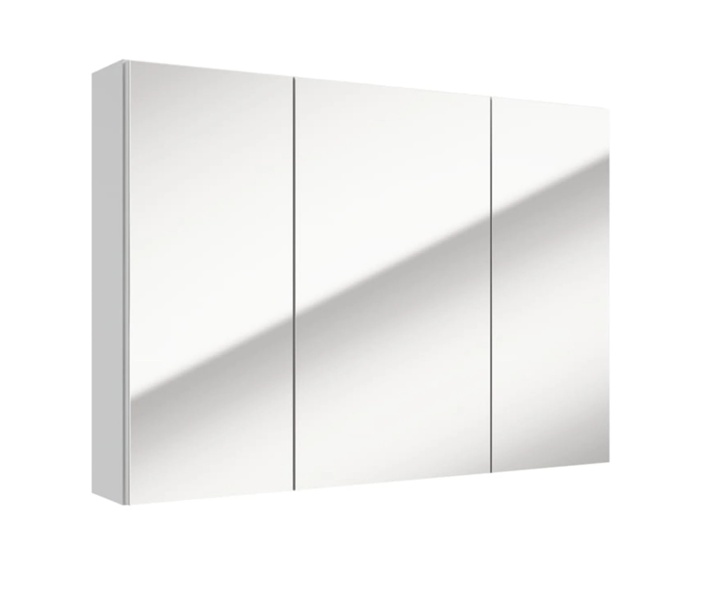 Szafka łazienkowa wisząca Stouq 85x60x15 cm z lustrem biała