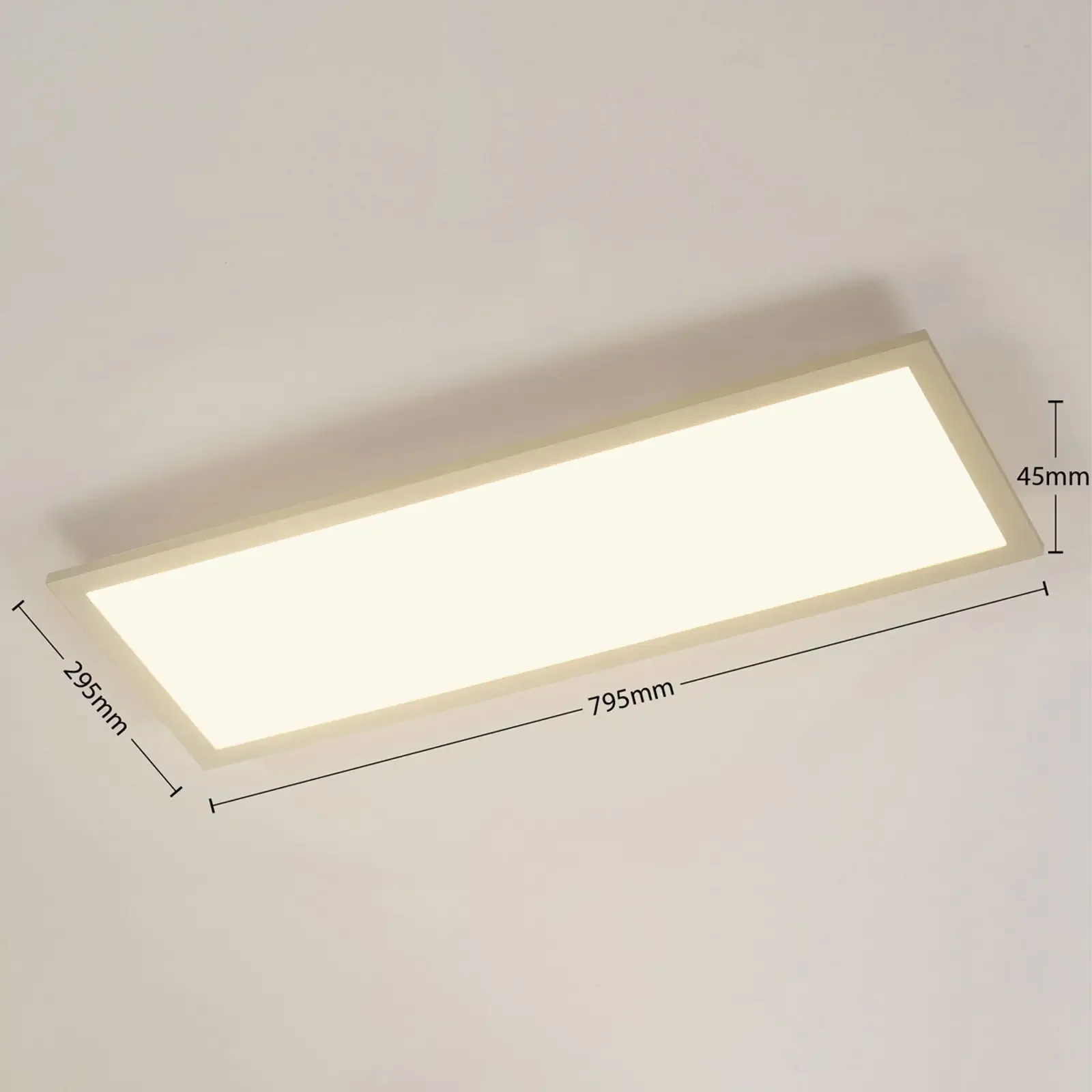 Panel LED Arcchio Enja, 79,5 cm x 29,5 cm