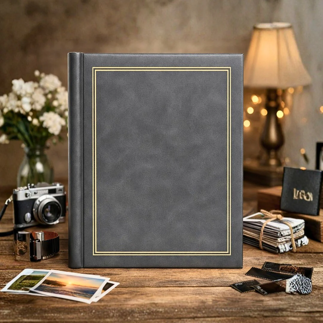 Album samoprzylepny spirala 23×28 cm 40 stron DRS20C-GREY