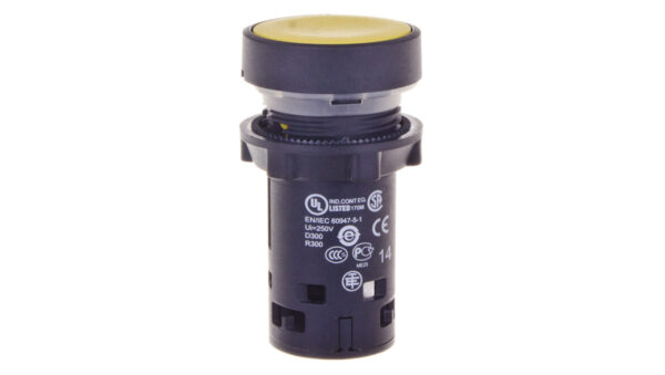 Przycisk sterowniczy 22mm żółty z samopowrotem 1Z XB7NA81