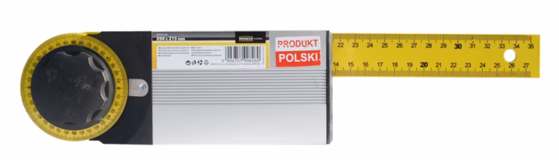 Kątomierz aluminiowy nastawny Home Tools 750 mm – zawieszka papierowa – 1 szt.