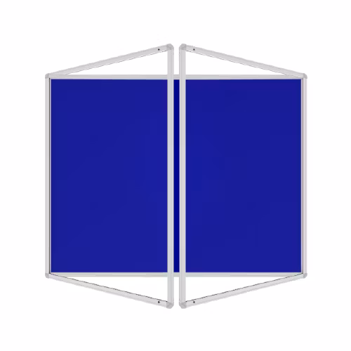 Gablota informacyjna wewnętrzna ALLboards 150×100 cm powierzchnia filcowa niebieska 1 szt.