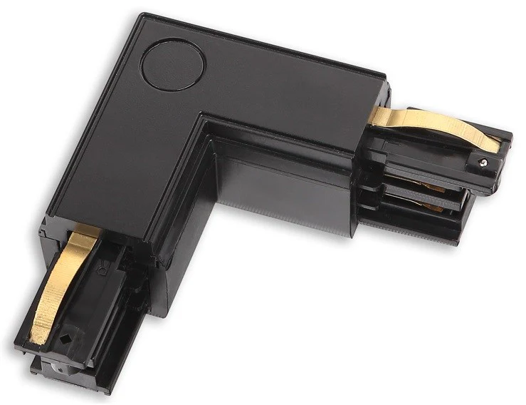 AKCESORIUM SYSTEMY SZYNOWE 3-FAZOWE 3F CZARNY OD MAXLIGHT MHT1-L/R-BK