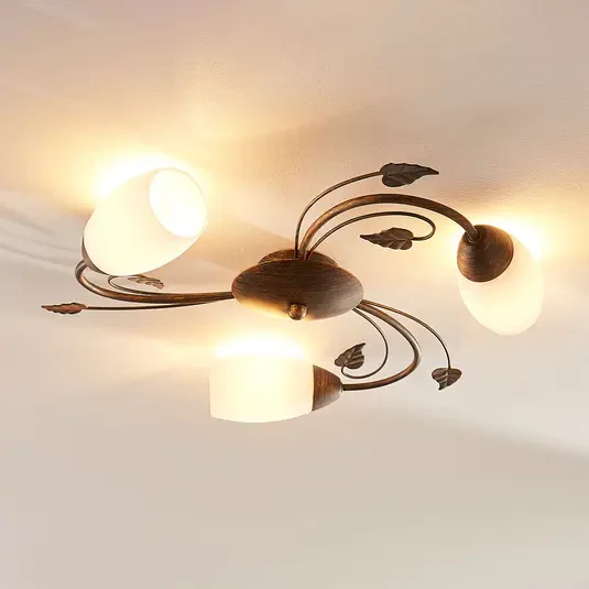 Lampa sufitowa LED Stefania, trzypunktowa