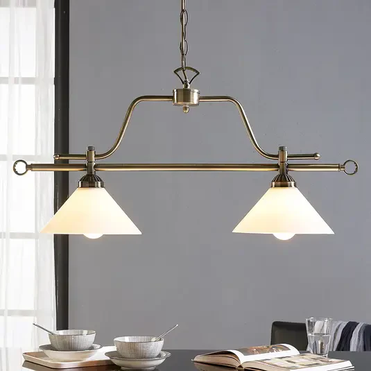 Lampa wisząca szklana Otis, 2 żarówki