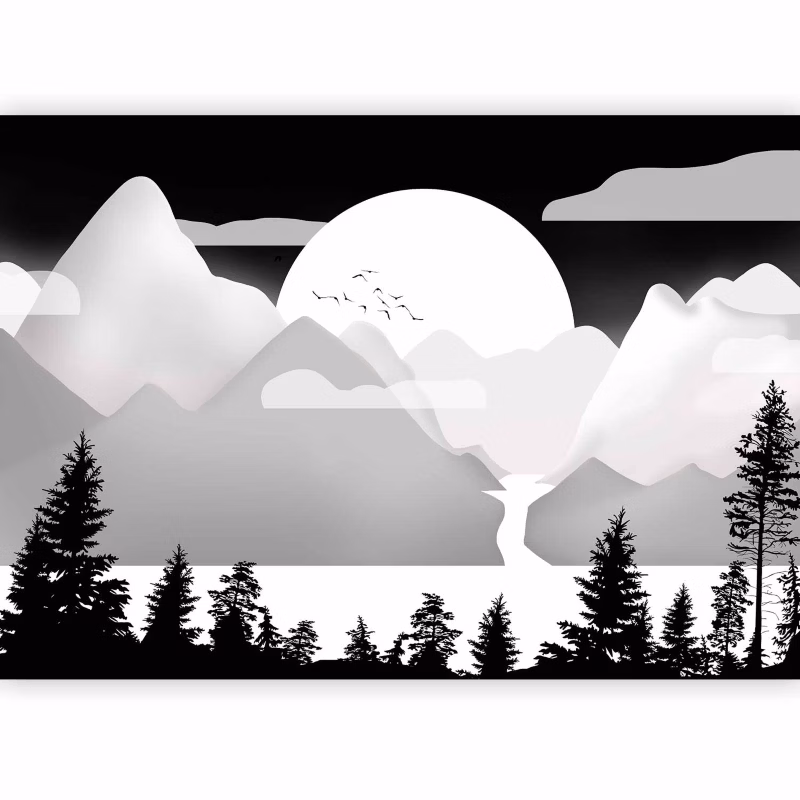 Fototapeta samoprzylepna Artgeist Dla dzieci czarna 343×256 (7 części) 10015ab rolka 1 szt