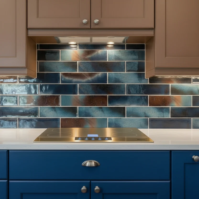 Cornwall Blue ceramic gloss 75x300x9mm