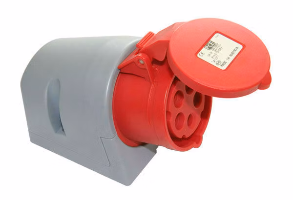 Gniazdo PCE siłowe stałe 32A 5P 400V IP44 125-6 1szt.