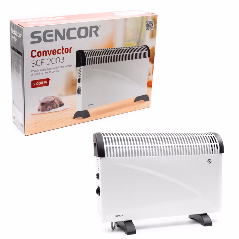 Grzejnik Sencor SCF 2003 Energooszczędny Elektryczny 2000W Mocny 1szt