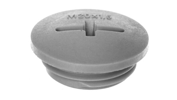 Zaślepka poliamidowa M20 IP54 SKINDICHT BLK-GL-M 20×1,5 ciemnoszara 52006121 /100szt./