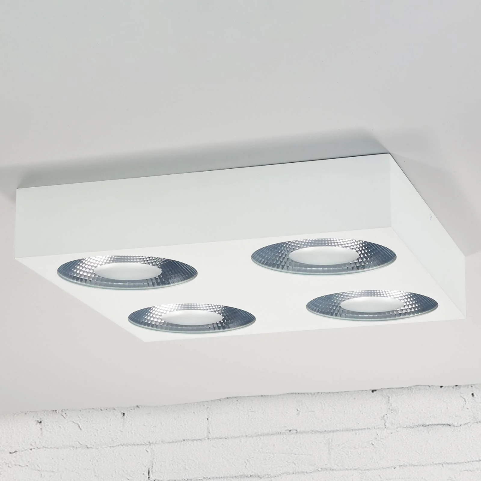 Kwadratowa lampa sufitowa LED Sonja Easydim