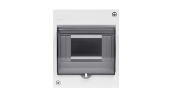 Rozdzielnica modułowa 1×5 natynkowa IP30 MINI S-5 z pokrywą dymną 2305-01