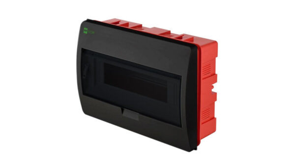 Rozdzielnica modułowa Elegant 1×12 podtynkowa IP40 N+PE czarny 2413-09