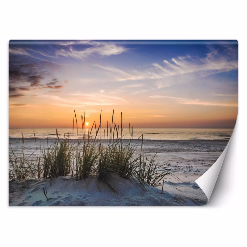 Fototapeta Feeby Zachód słońca na plaży 150×105 1 szt