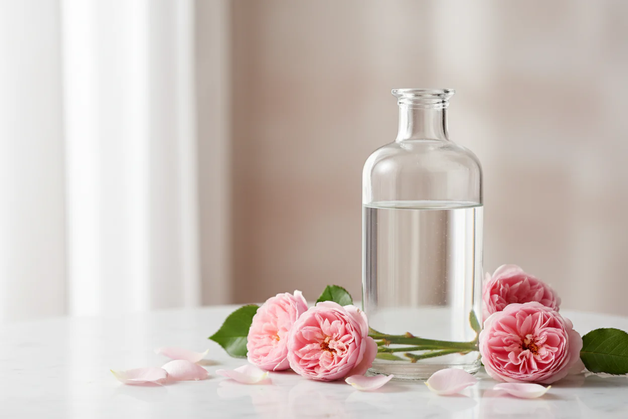 Hydrolat z róży damasceńskiej, naturalne kosmetyki DIY