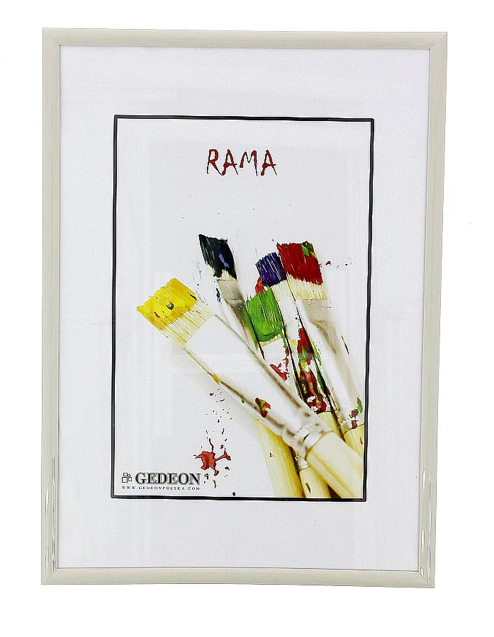 Ramka plastikowa 30×40 BB3040IV kremowa szkło