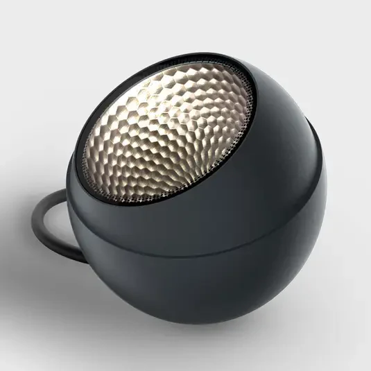 IP44.de Antracytowy reflektor LED, 3000K 4W