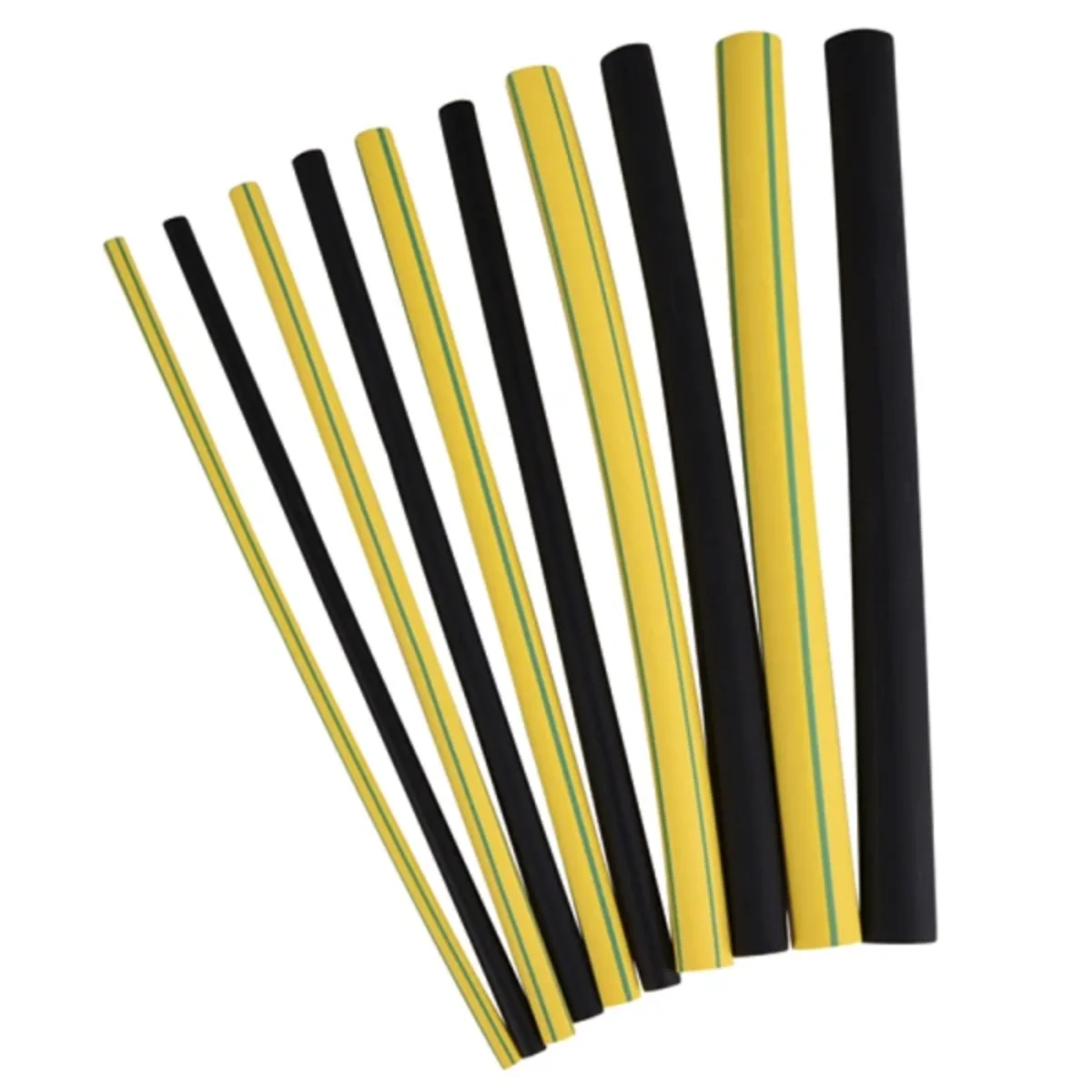 Wąż termokurczliwy 3:1 3/1mm 1,2m żółto-zielony 267430