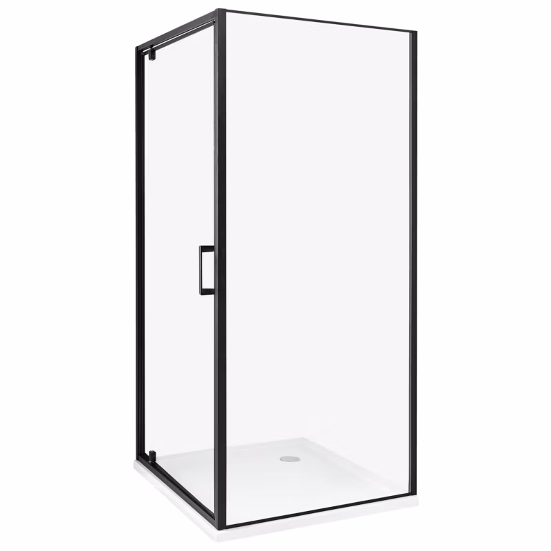 Kabina prysznicowa Darli 90 x 90 x 185 cm Czarny 1 szt.