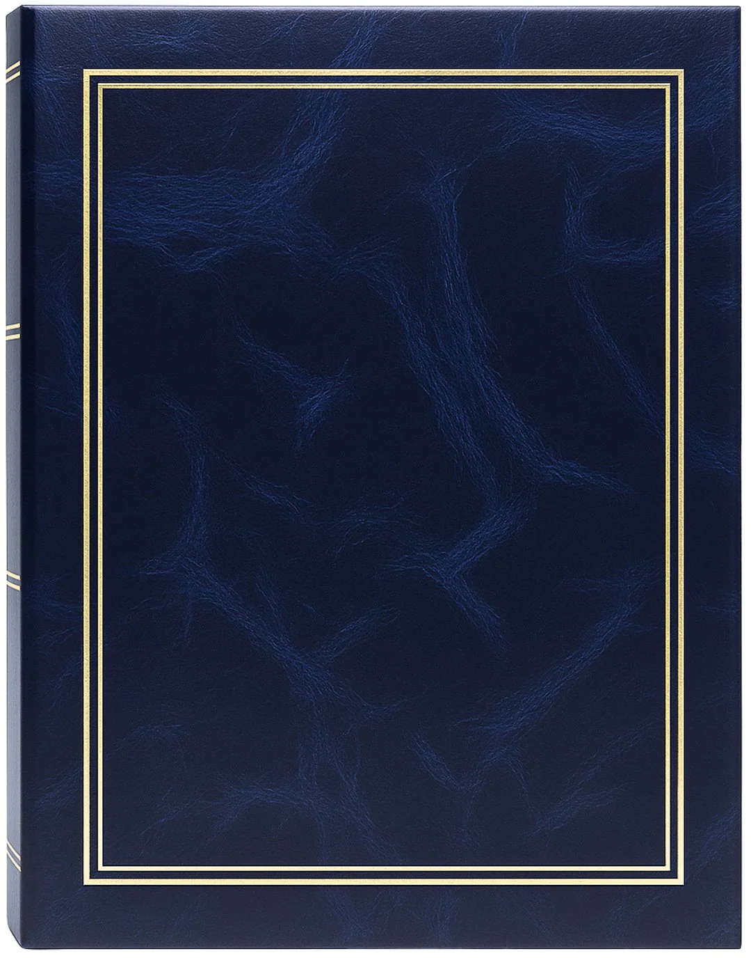 Album kieszeniowy klejony 10×15 cm na 36 zdjęć, granatowy ze złotą ramką – GEDEON (DPH4636C-BLUE)