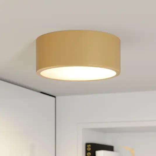 Lampa sufitowa Cleo, Ø 20 cm, złota