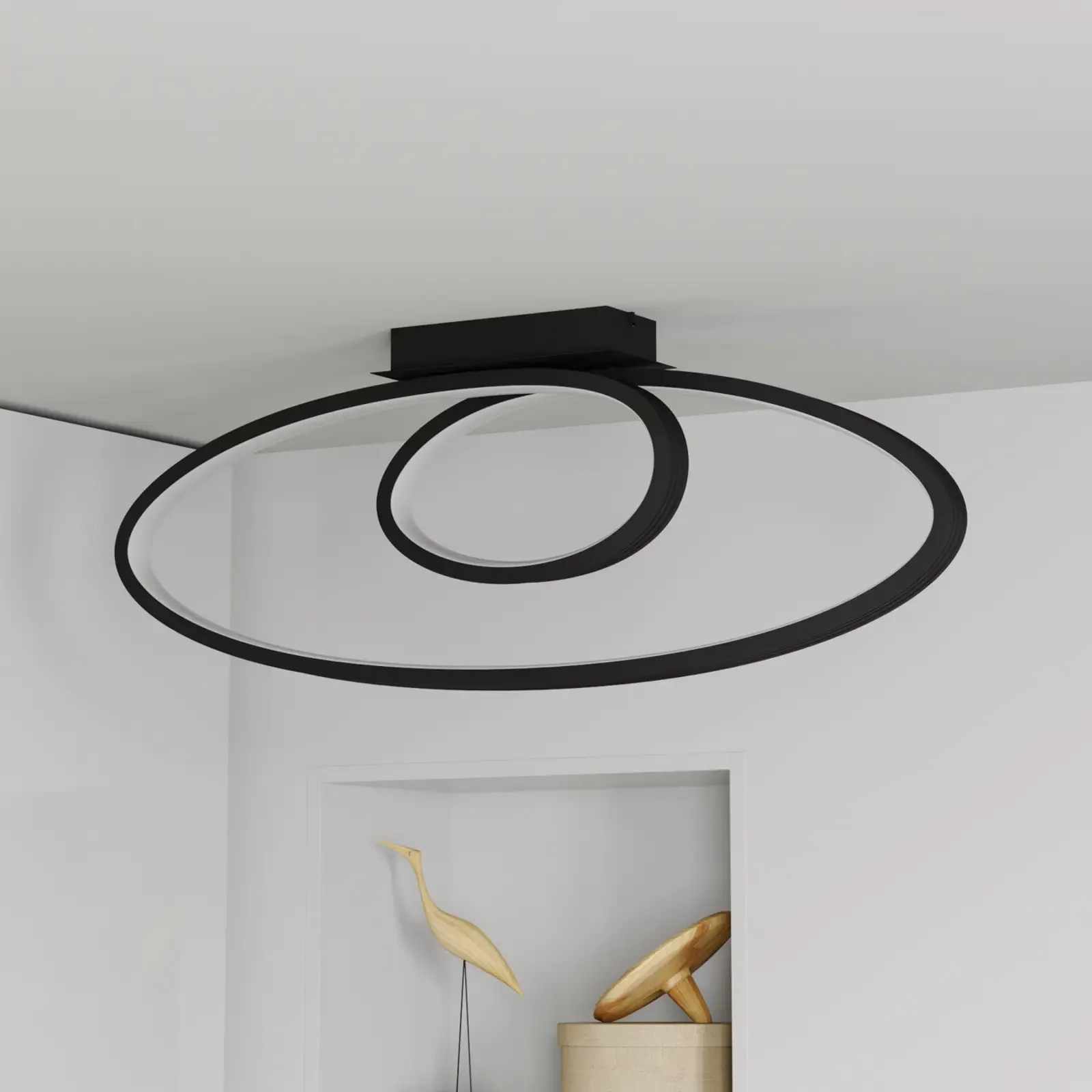 Lampa sufitowa LED Lucande Bronwyn, 98 cm