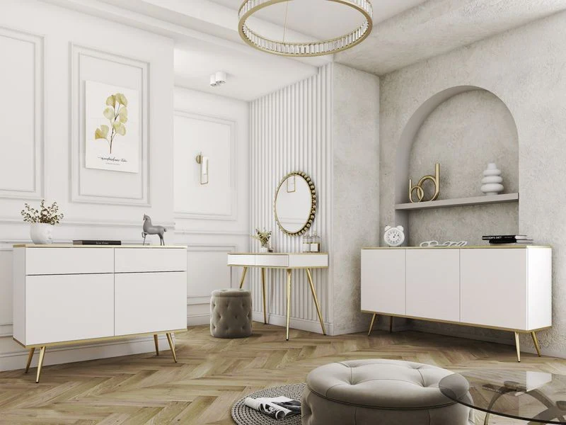 Meble systemowe ORO białe – zestaw 1