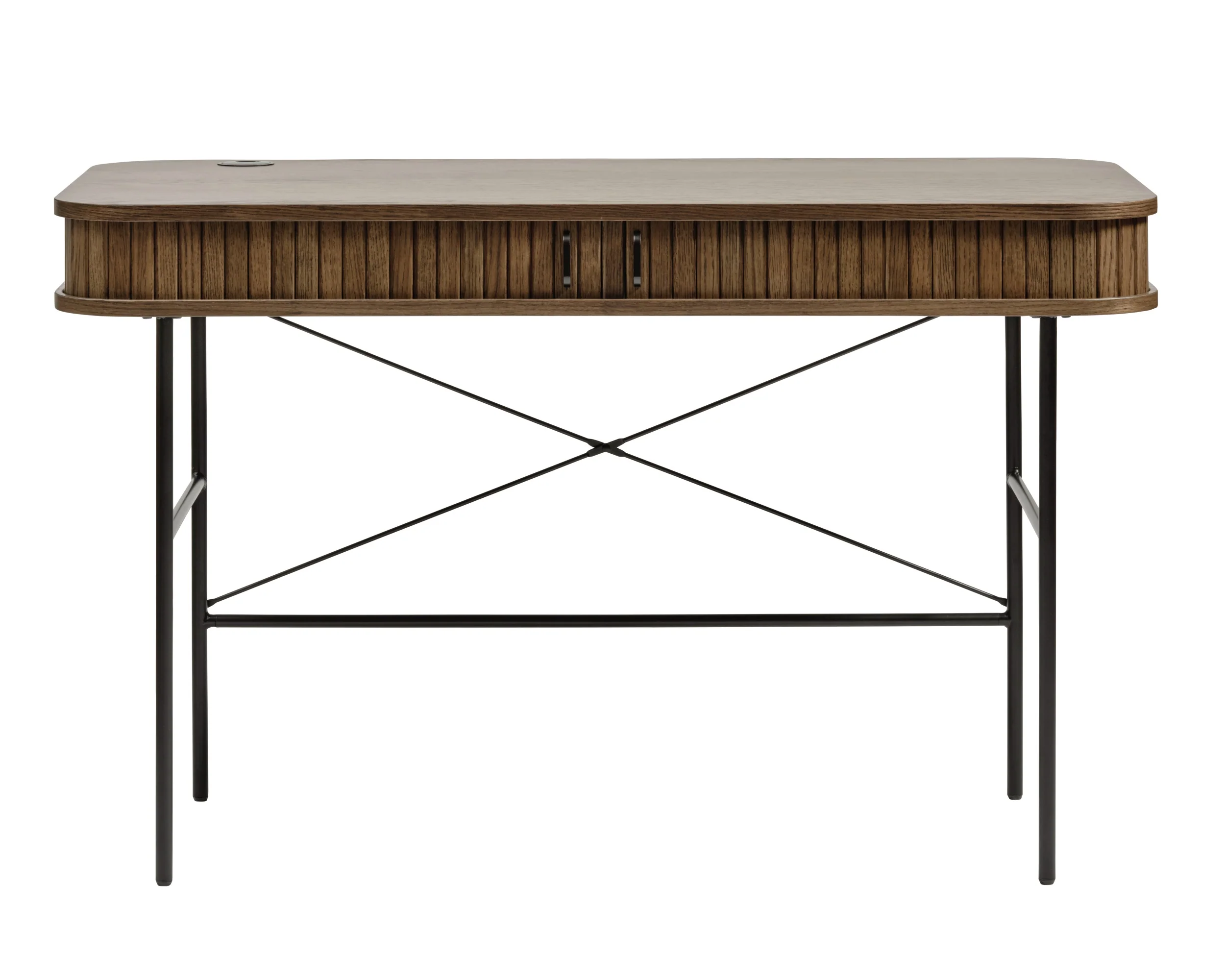 Biurko Gativel 120×60 cm lamele dąb palony