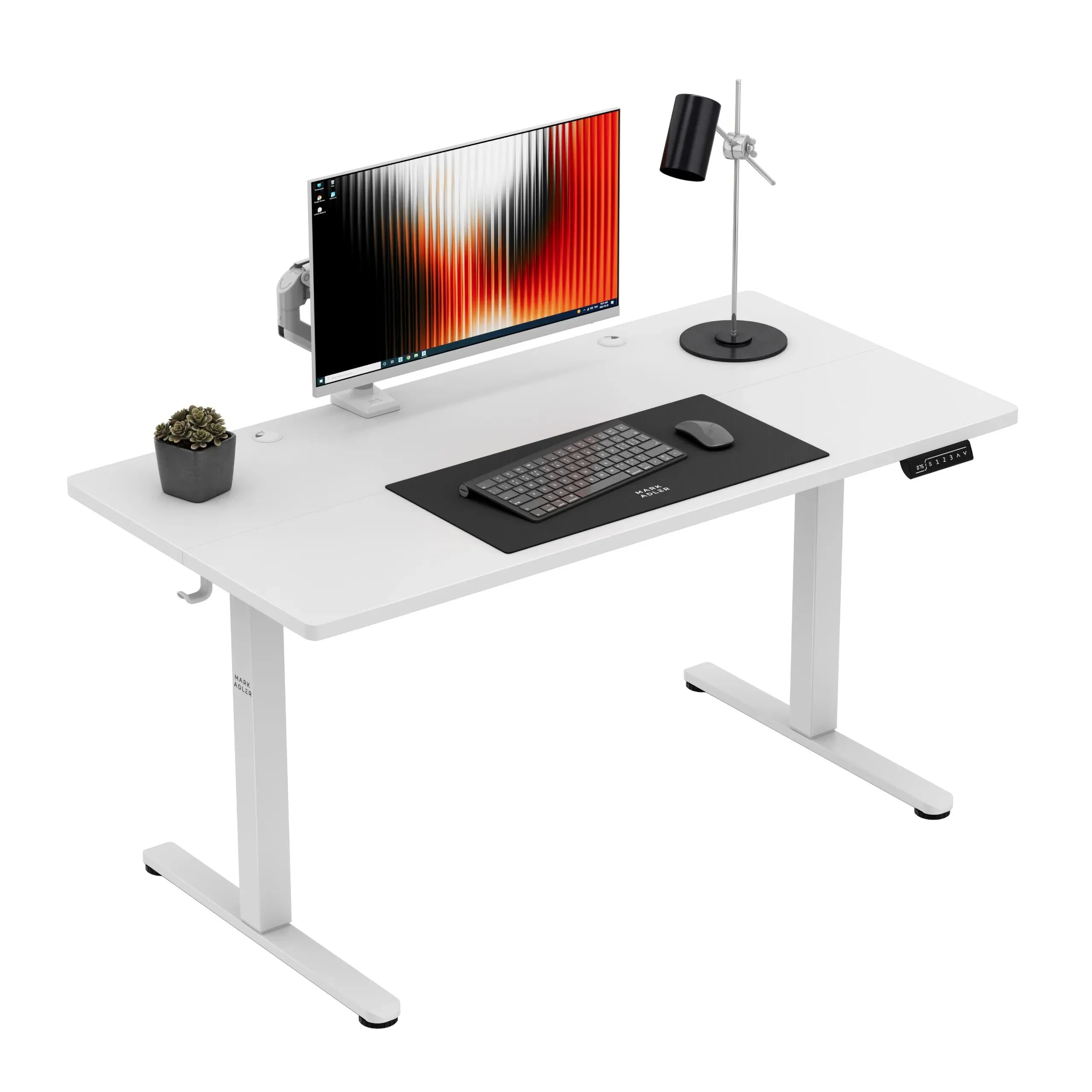 Biurko elektryczne Mark Adler Leader 7.3 White 140 cm OUTLET