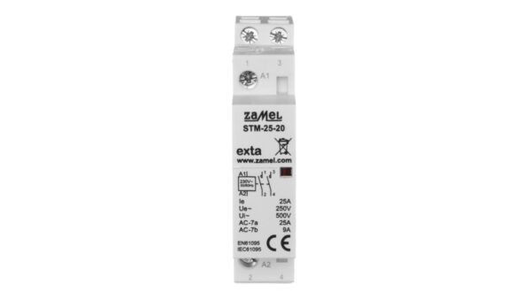 Stycznik modułowy instalacyjny 25A 2Z 230V AC typ: STM-25-20 EXT10000288
