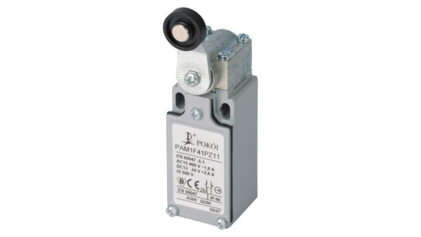 Wyłącznik krańcowy 1R 1Z migowy metal dźwignia z rolką z tworzywa Ø18 PAM1F41PZ11 A37-4670