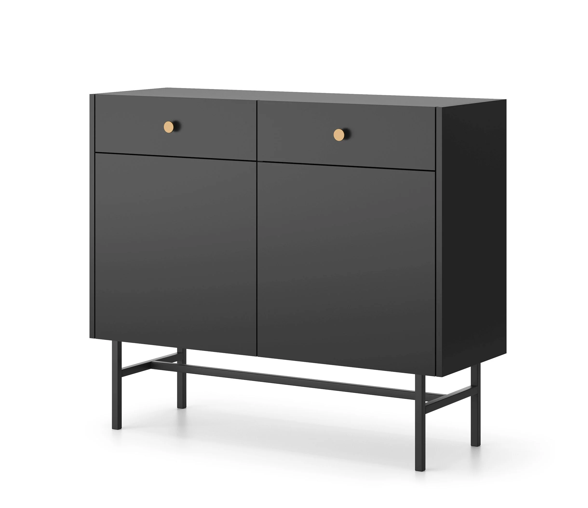 Komoda DIVA 2D2S czarna