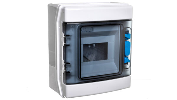 Rozdzielnica modułowa 1×6 natynkowa odporność UV IP65 IKA-1/6-ST-UV 174188