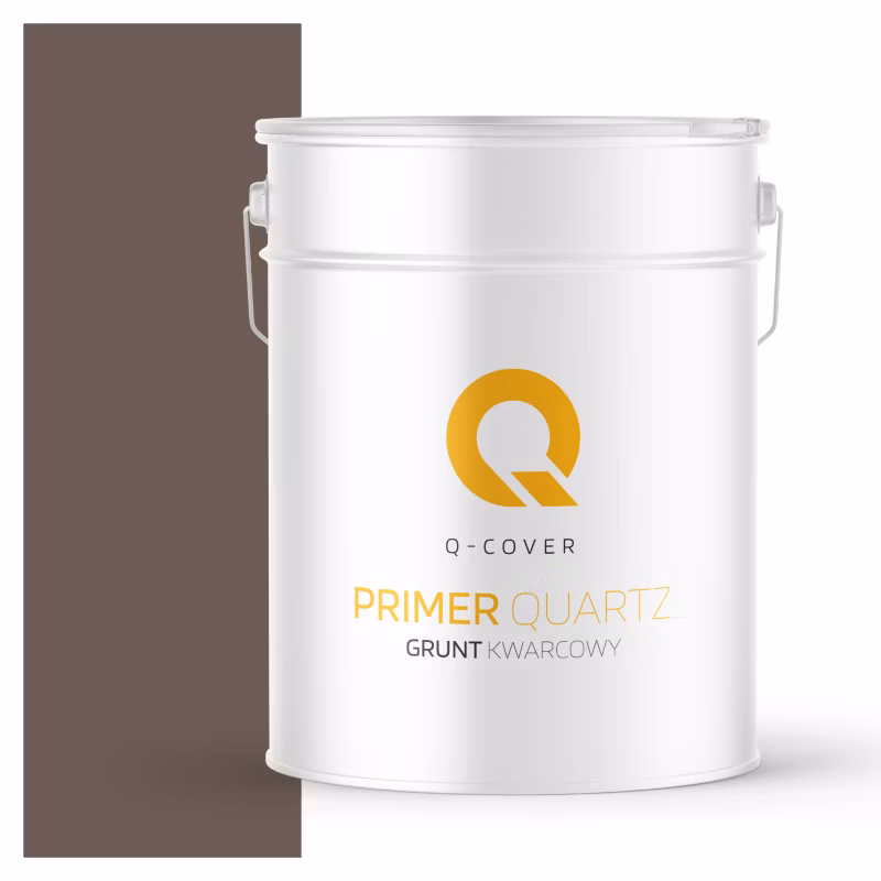 Grunt Kwarcowy pod Tynk Mozaikowy Q-Cover Brązowy ciemny M82 15KG