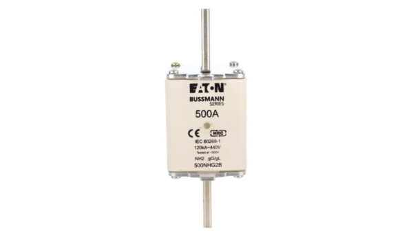 Wkładka NH2 500A 500V gL/gG podwójny wskaźnik 500NHG2B