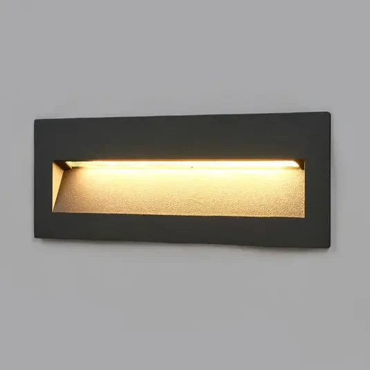 Oprawa wpuszczana LED Dark Loya, montowana na ścianie, zewnętrzna