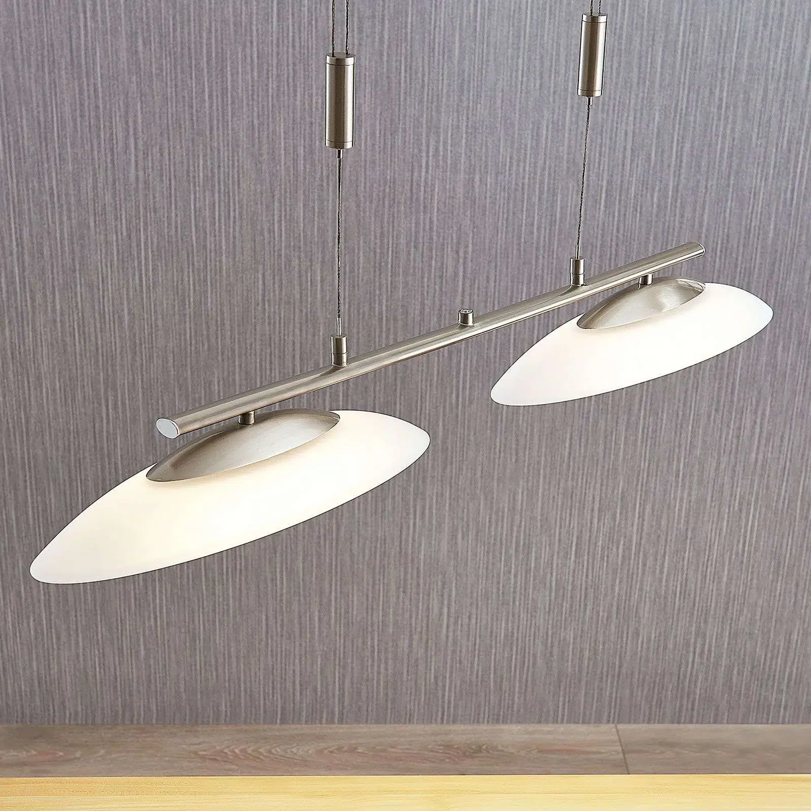2-punktowa ściemnialna lampa wisząca LED Judie