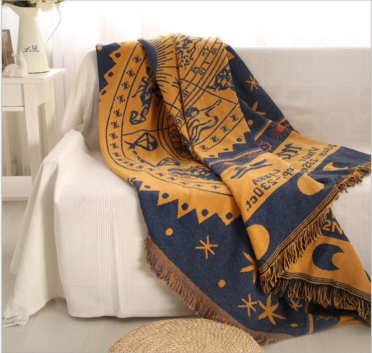GeoWeave Multi-Use Cotton Sofa Throw