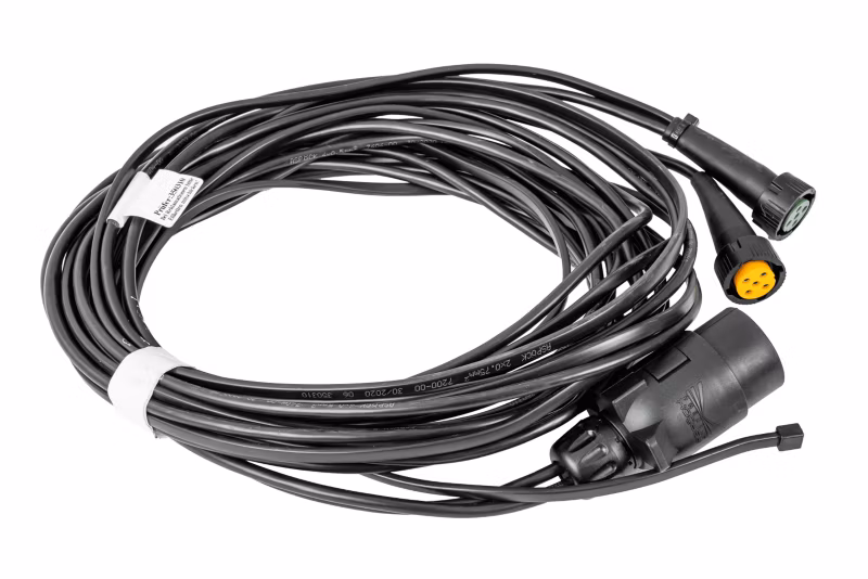 Instalacja elektryczna ASPÖCK wiązka przyczepki 4,5 m wtyczka 7 PIN bajonety 2x 5 PIN 1 szt.