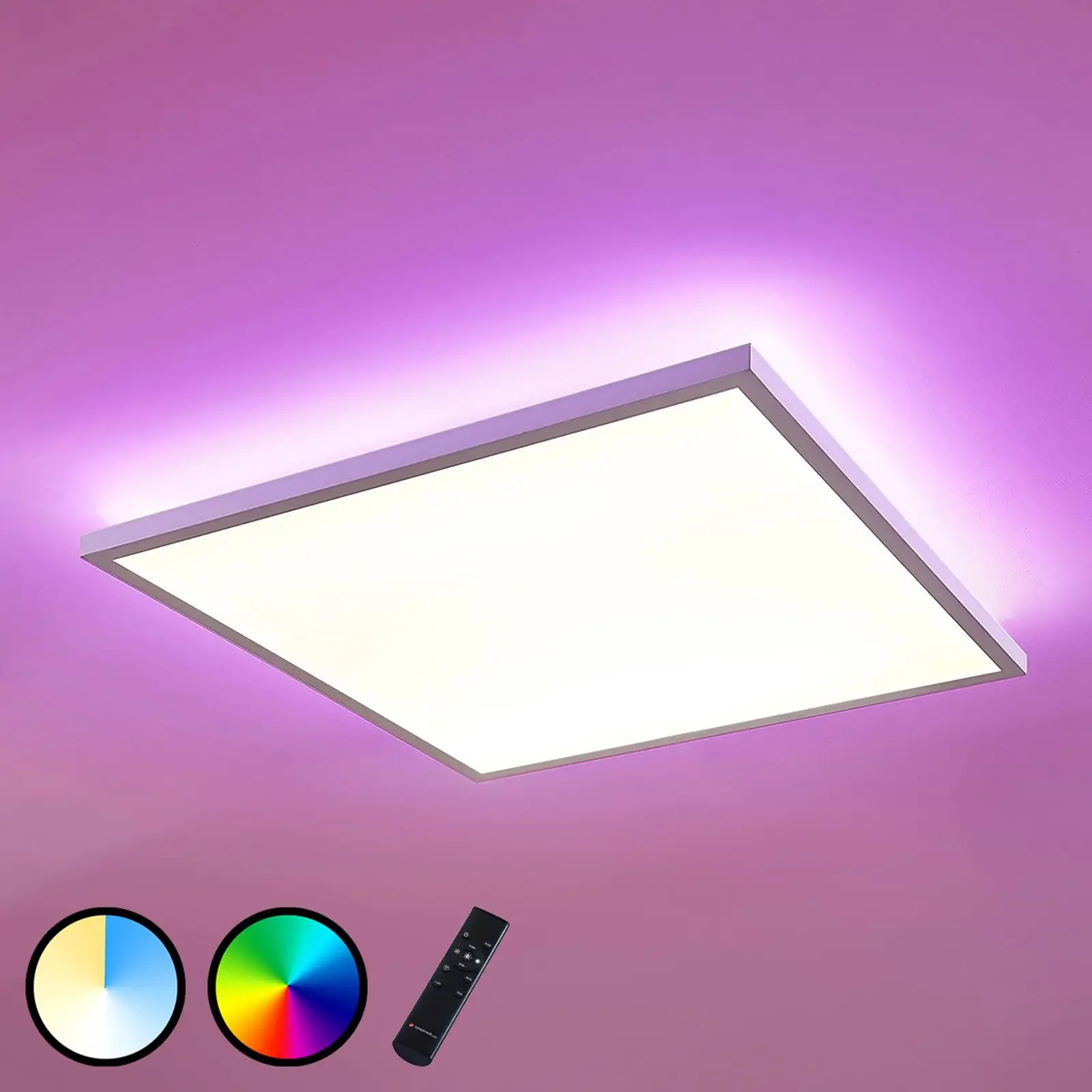 Panel LED Brenda CCT z pilotem, 60 x 60 cm