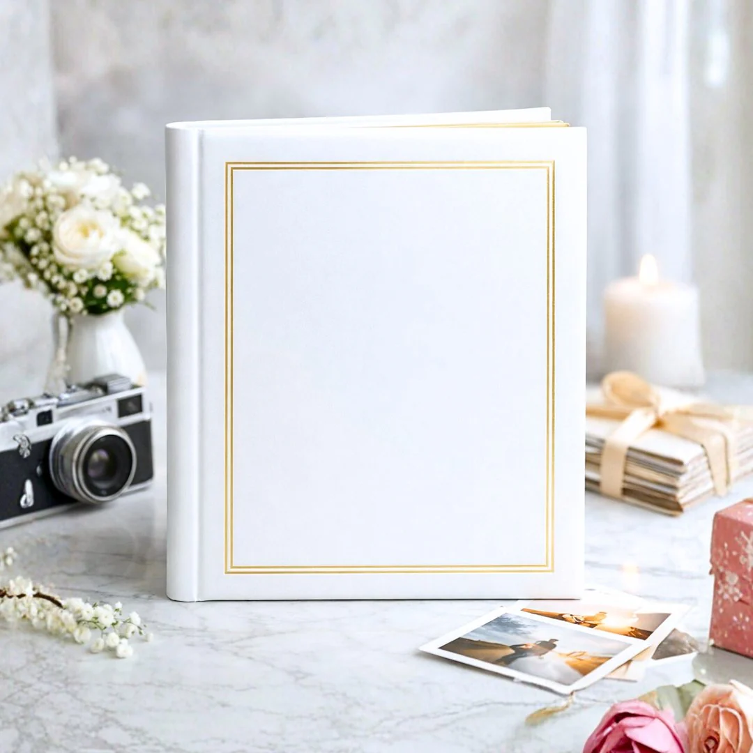 Album samoprzylepny spirala 23×28 cm 20 stron DRS10C-WHITE