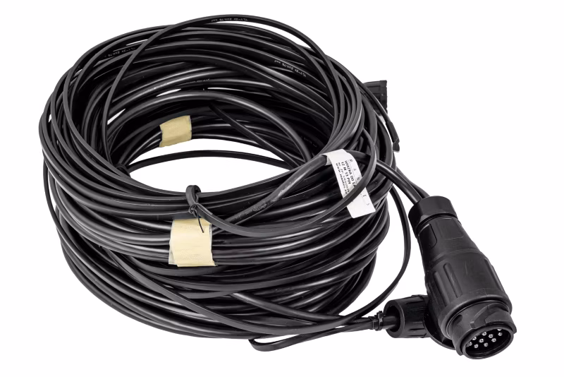 Instalacja elektryczna MANTES wiązka przyczepy lawety 12 m wtyczka 13 PIN bajonety 2x 8 PIN do przyczepy 1 szt.