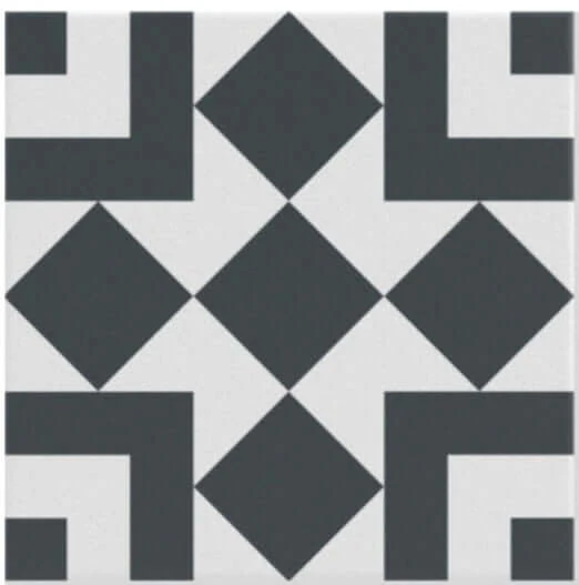 Blanconero Georgian Square porcelain 197x197x8mm