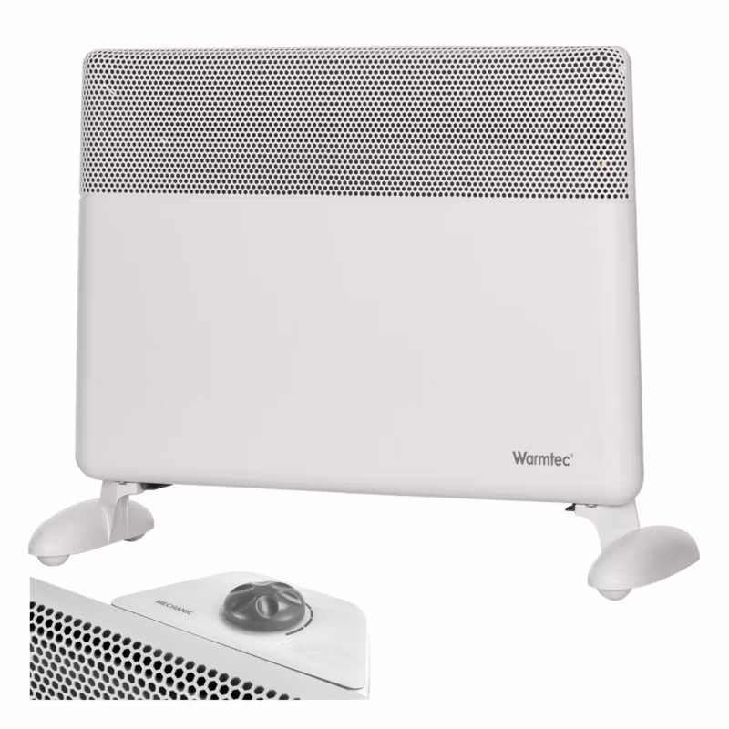 Grzejnik elektryczny Warmtec 1500W konwektorowy termostat IP20 biały EGB-15B