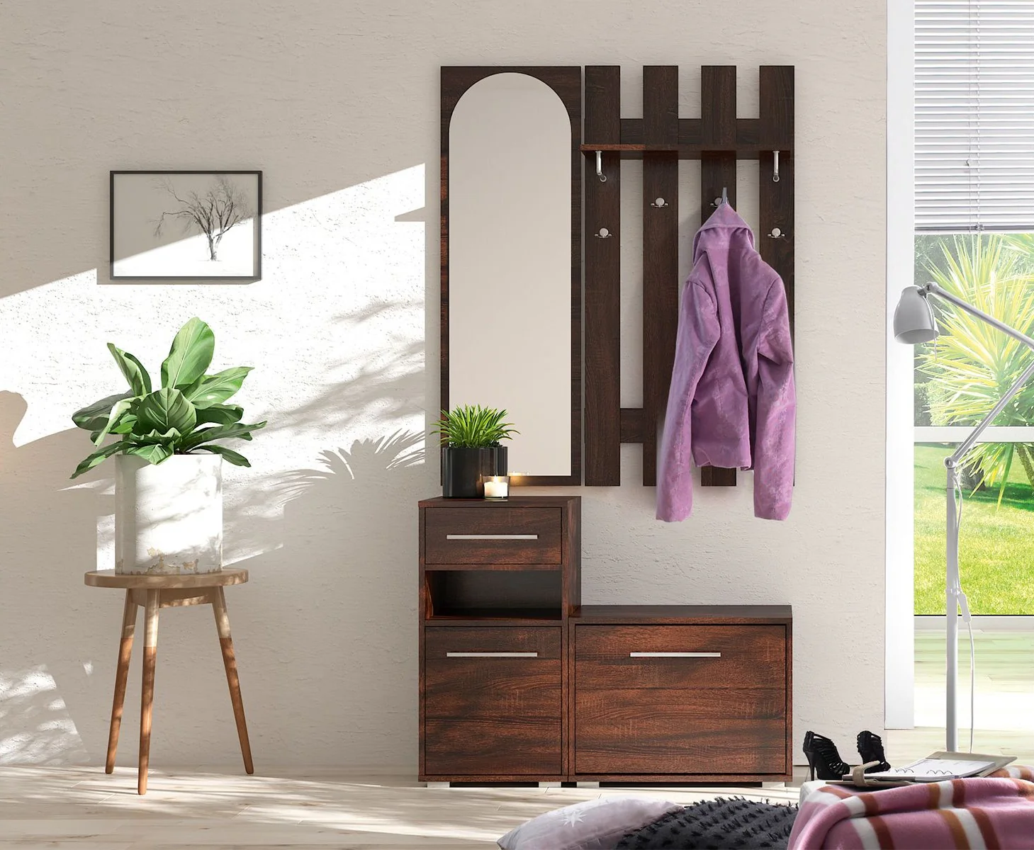Garderoba EMI – Szafa do Przedpokoju 100x200x41 cm