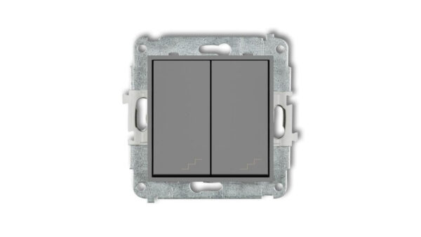 MINI Łącznik podwójny schodowy szary mat 27MWP-33